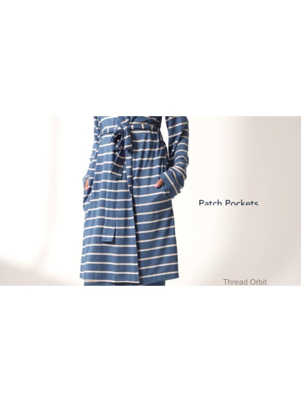 Soft Sweater Knit Robe with Pockets - Picture 4 of 4